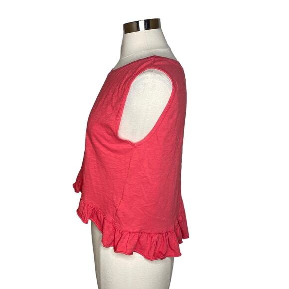 Free People Ellie Tank Top Ruffle Bottom Shirt Women’s Size XS - Picture 3 of 9